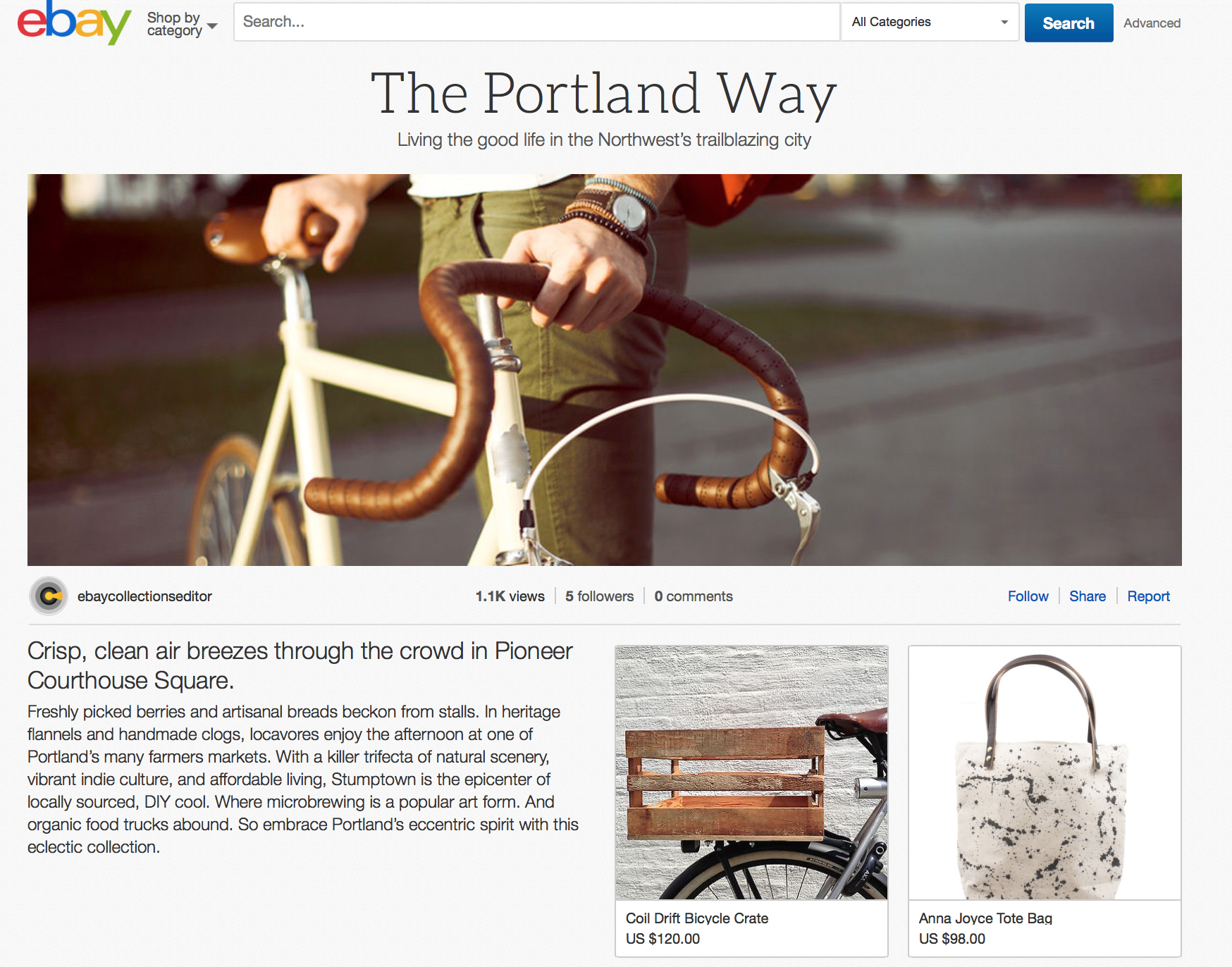 eBay Collection — The Portland Way